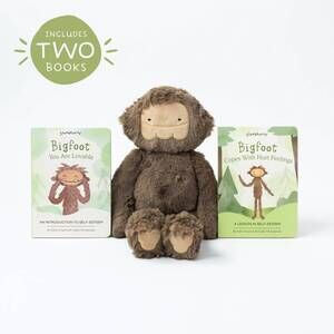 NEW SLUMBERKINS bigfoot kin and lesson book in multi